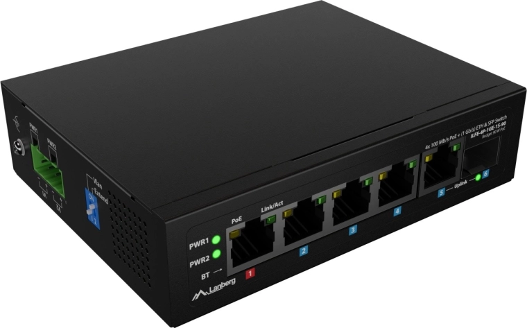 Uplink 1GbE και SFP για αξιόπιστο backbone δικτύου