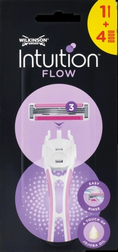 Γυναικείο ξυραφάκι Wilkinson Intuition Flow Hybrid, 4 κεφαλές
