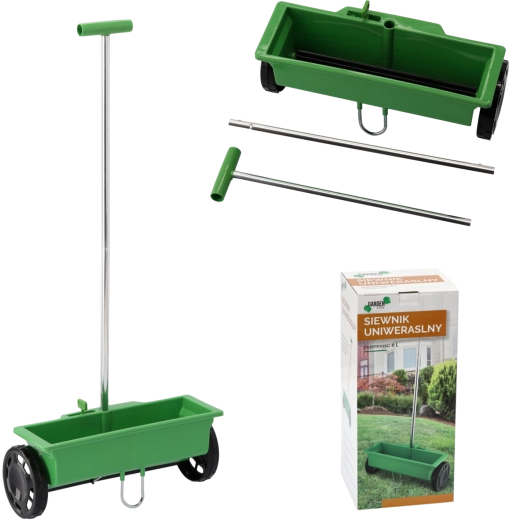 GardenLine καθολικός χειροκίνητος διανομέας για σπόρους και λίπασμα 6 l