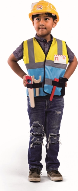 Στολή μικρού οικοδόμου BIGJIGS TOYS