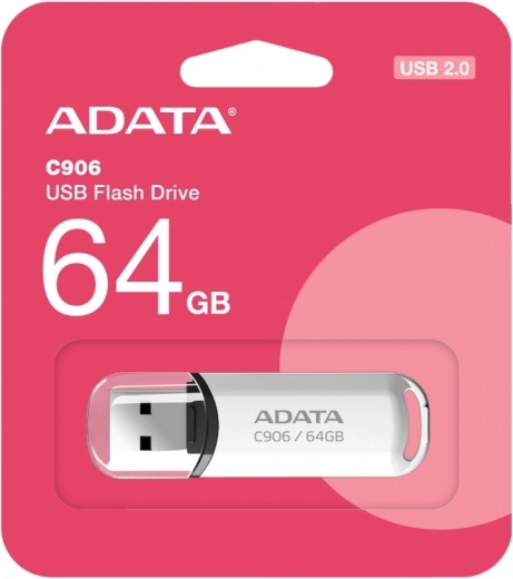 ADATA Pendrive C906 64GB USB2.0 λευκό