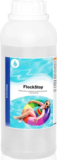 FlockStop υγρό σκεύασμα για βελτίωση της διήθησης και της διαύγειας του νερού πισίνας 1 l