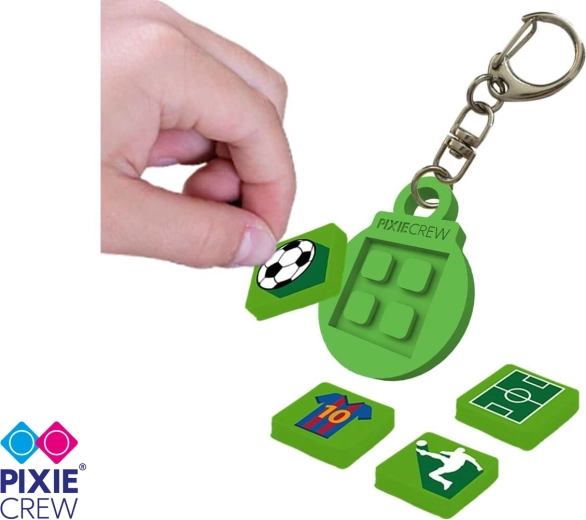 Pixie crew στρογγυλό μπρελόκ για κλειδιά πράσινο