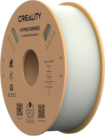 Νήμα (filament) Creality Hyper PLA λευκό 1,75 mm
