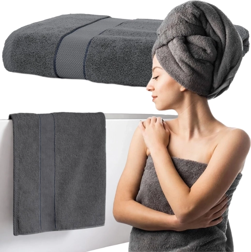 RENEW FORCE πετσέτα μπάνιου dry spa grey 70 × 140 cm