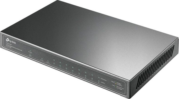 TP-Link TL-SG1210P gigabit PoE+ switch 9× RJ45 και 1× SFP