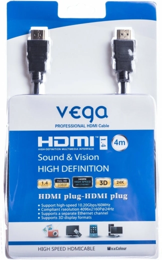 Καλώδιο HDMI 4 m 10.2 Gb/s μαύρο