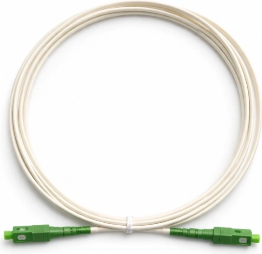 Οπτικό patchcord SC–SC APC 3 m λευκό