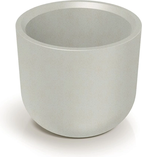 Γλάστρα Molta Round High 40 cm – αμμοχρώμα