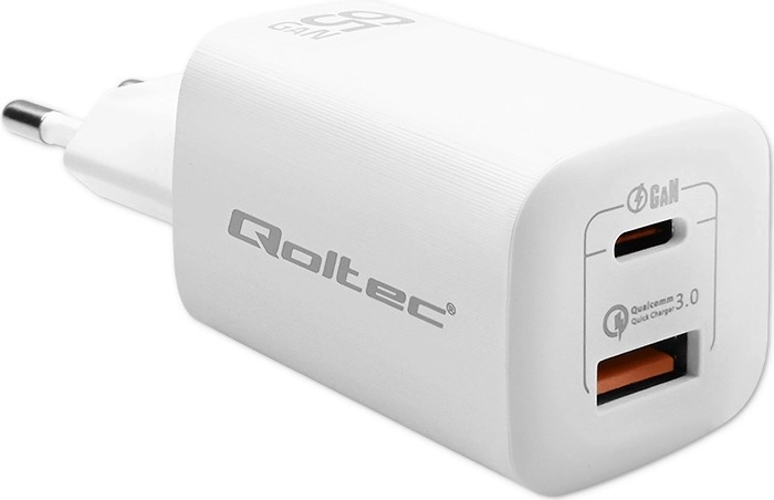 Φορτιστής τοίχου 65W GaN ULTRA USB-C PD και USB QC 3.0