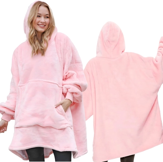 Oversize γραμμή και κουκούλα