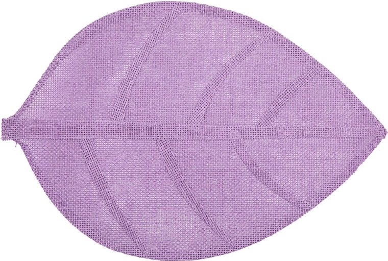 Φυσικό σουπλά σε σχήμα φύλλου 33 × 48 cm μωβ