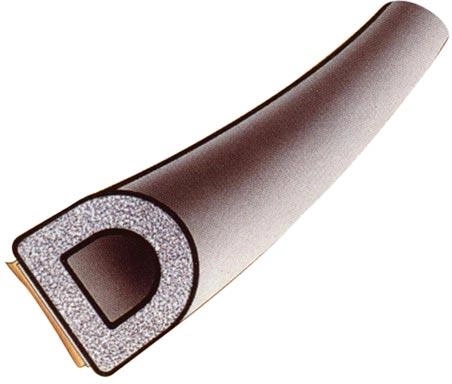 Στεγανοποίηση για παράθυρα και πόρτες EPDM D 9×8 mm, λευκή, αυτοκόλλητη Trelleborg (100 m)