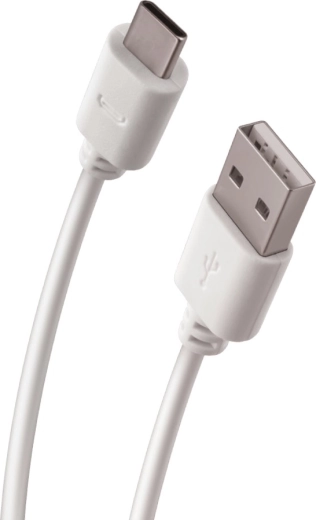 Forever καλώδιο USB – USB‑C 1 m, 2 A, λευκό