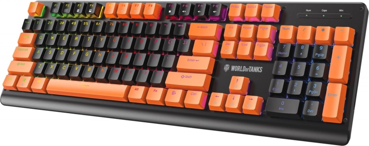 Μηχανικό gaming πληκτρολόγιο Destroyer WT300 RGB – περιορισμένη έκδοση World of Tanks