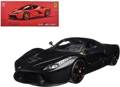 Μεταλλικό μοντέλο BBURAGO Ferrari LaFerrari 1:18 ματ μαύρο