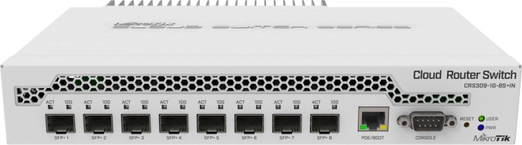 Μεταγωγέας δικτύου MikroTik CRS309-1G-8S+IN