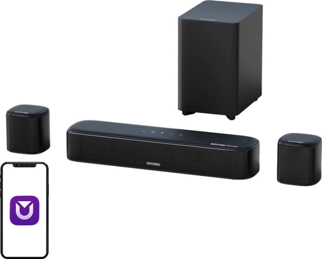 Soundbar Ultimea Aura A50 Pro 5.1 με Dolby Atmos και subwoofer