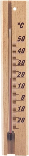 Ξύλινο θερμόμετρο τοίχου 20 cm