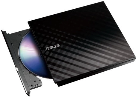 Εξωτερικός εγγραφέας DVD ASUS SDRW-08D2S-U Lite Slim USB μαύρος