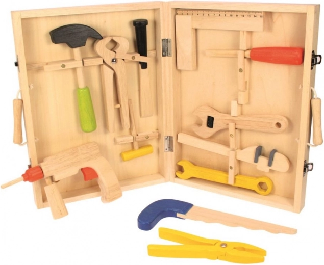 Ξύλινο βαλιτσάκι με εργαλεία Bigjigs Toys