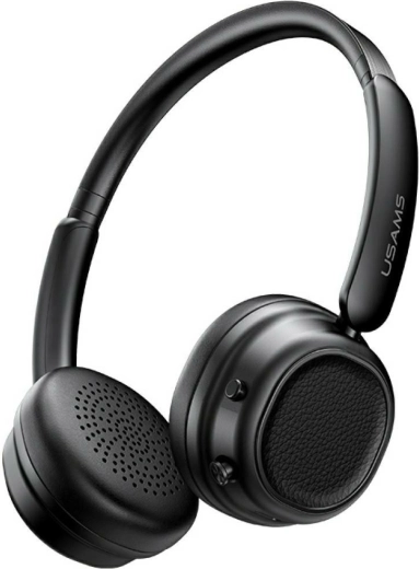 Ασύρματα on-ear ακουστικά USAMS SR01 με ANC και Bluetooth 5.3 – μαύρα