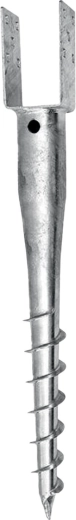 Γαιοβίδα με πέλμα U 700 × 70 × 60 × 100 mm, 4 mm