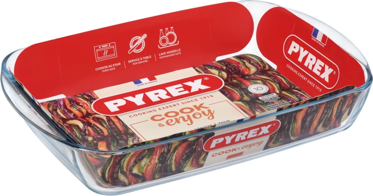 Γυάλινο ταψί PYREX 3,7 l (40 × 27 × 6 cm)