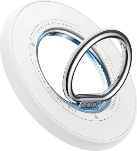Μαγνητικός δακτύλιος MagSafe BM-350 – λευκή λαβή και βάση στήριξης για τηλέφωνο