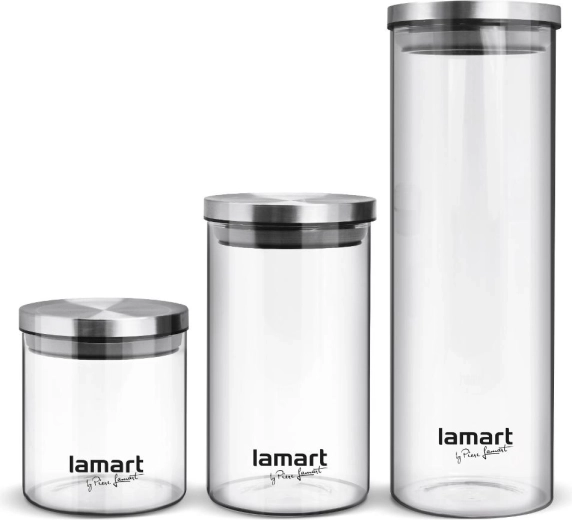 Σετ 3 στρογγυλών δοχείων Lamart Peut