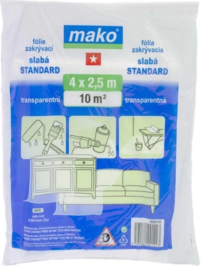 Καλυπτική μεμβράνη 4 × 2,5 m, 7 μm
