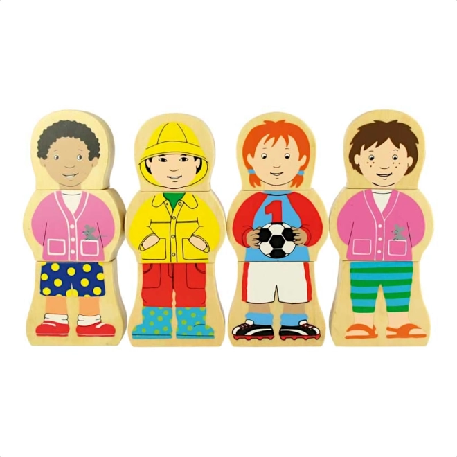 Bigjigs Toys ξύλινο μαγνητικό παζλ εθνικοτήτων