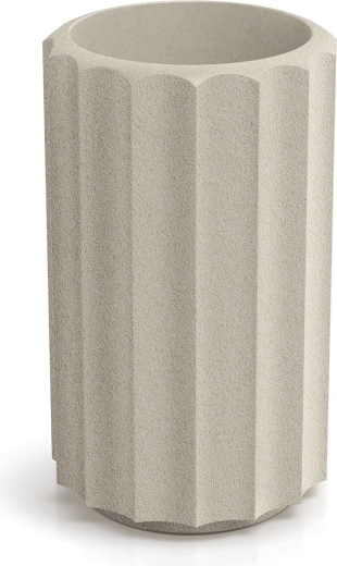 Γλάστρα Rona Line High 28 cm αμμόχρωμη