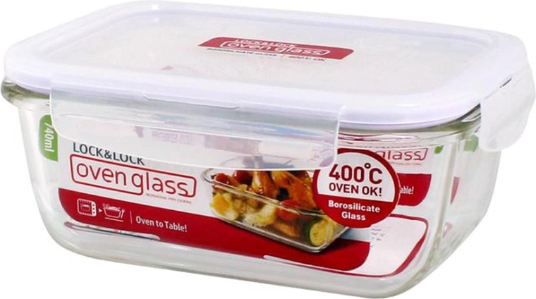 Γυάλινο σκεύος ψησίματος με καπάκι LocknLock Oven Glass 740 ml (βοριοπυριτικό)