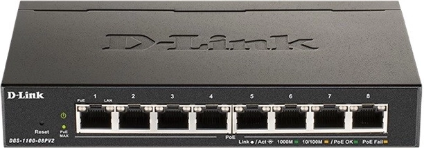 Έξυπνος μεταγωγέας DGS-1100-08P 8xGE PoE