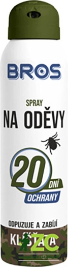 BROS σπρέι για ρούχα κατά των κροτώνων 90 ml