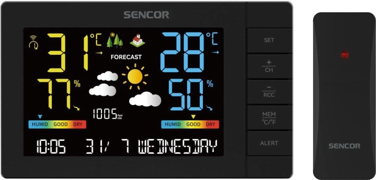 Μετεωρολογικός σταθμός Sencor SWS 4440 με ασύρματο αισθητήρα