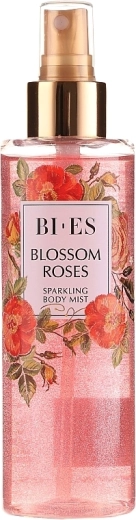 Σπρέι σώματος με γκλίτερ BI-ES Blossom Roses 200 ml