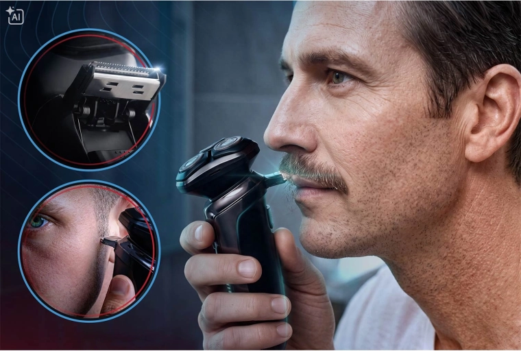 Λεπτομερές τριμάρισμα χάρη στο ενσωματωμένο pop‑up τριμερ