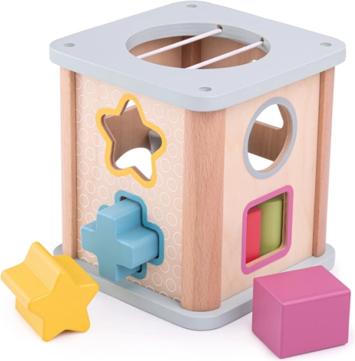Bigjigs Toys Μοτορικός Κύβος Μπλε