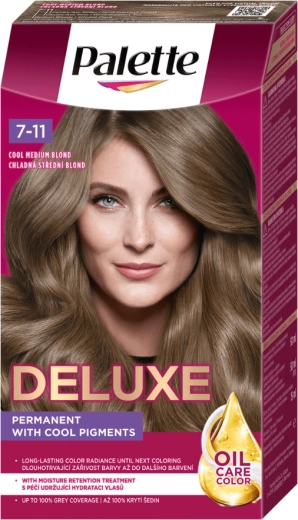 Palette Deluxe 7-11 ψυχρό μεσαίο ξανθό 50 ml