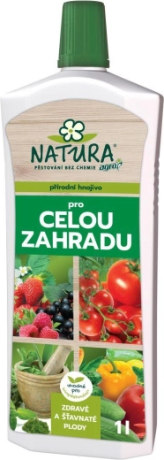 Natura υγρό φυσικό λίπασμα για ολόκληρο τον κήπο 1 l