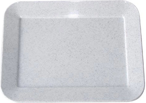 Πλαστικός δίσκος σερβιρίσματος 17 × 13 cm μαρμάρινος