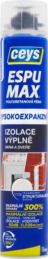 Αφρός πολυουρεθάνης πιστολιού υψηλής διόγκωσης 750 ml CEYS