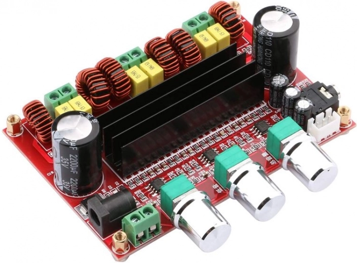 Ισχυρή διαμόρφωση 2.1: 2×80 W + 100 W για subwoofer
