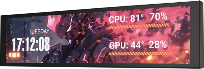 DarkFlash V92 μαύρη οθόνη IPS 9,2 ιντσών
