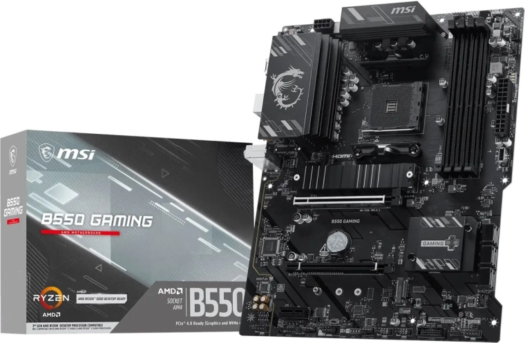 MSI B550 gaming μητρική πλακέτα AM4 ATX
