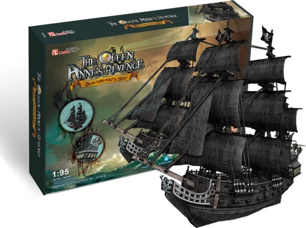 3D παζλ Ιστιοφόρο Queen Anne's Revenge από την CubicFun