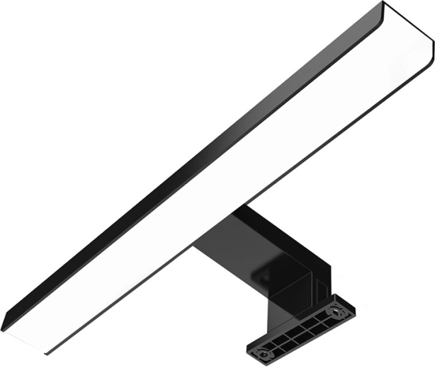 Solight LED φωτιστικό μπάνιου πάνω από καθρέφτη 3 σε 1, 7 W, 4000 K, IP44, 40 cm, μαύρο
