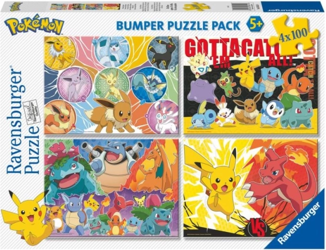 Παζλ Pokémon 4x100 κομμάτια
